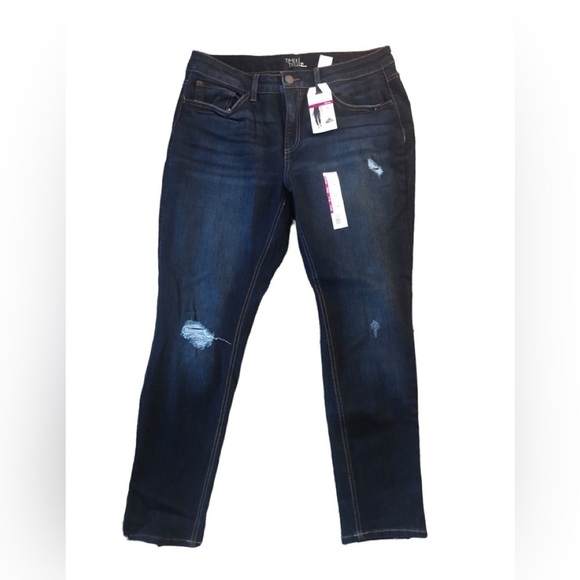 Time and Tru Denim - Time And Tru Dark Wash Stretch Jean Sz. 16X29 Skinny Ankle Fit NWT